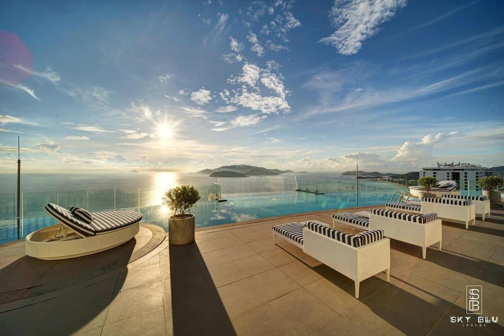 Panorama Central Nha Trang- Vietnam'S Highest Infinitive Rooftop Pool المظهر الخارجي الصورة